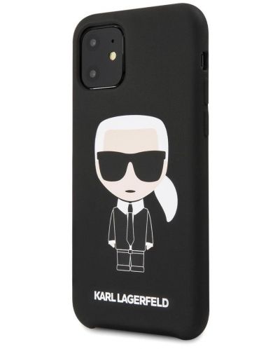 Калъф Karl Lagerfeld - Ikonik Karl, iPhone 11, черен - 1